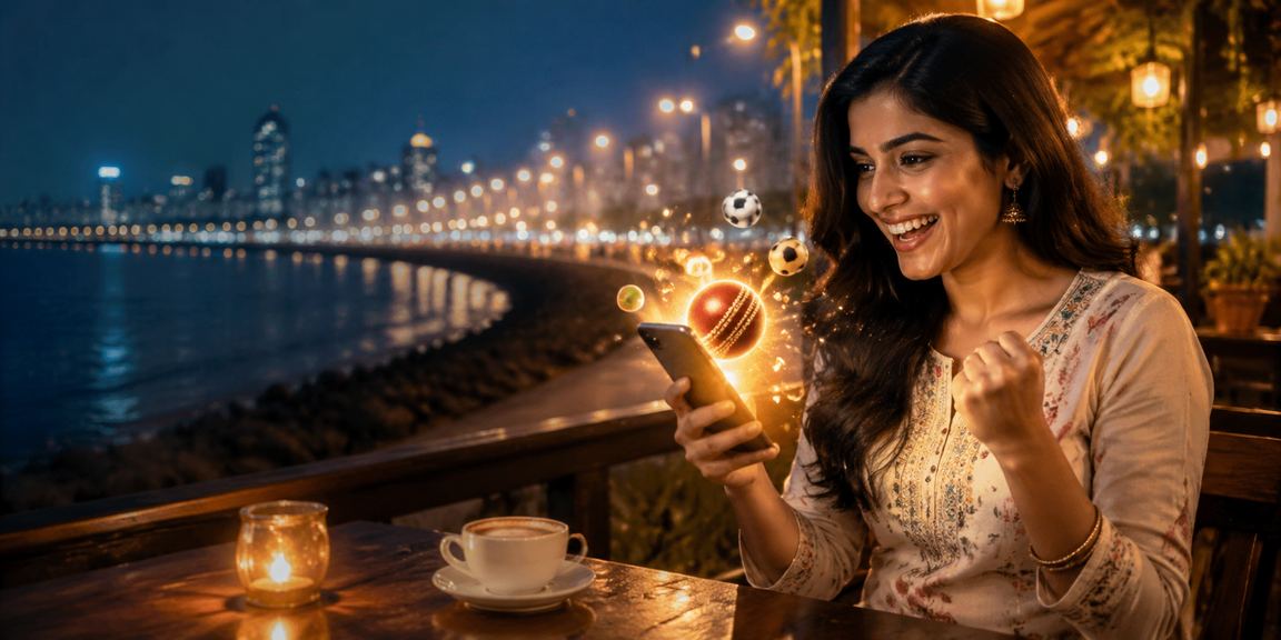Mumbai Marine Drive cricket fan betting on sports